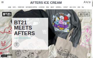 Afters Ice Cream of Fullerton website