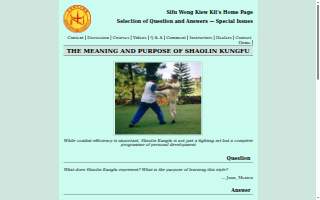 Shaolin Kung Fu Chan Academy website