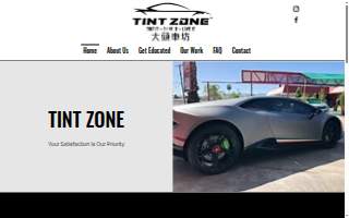 Tint Zone website
