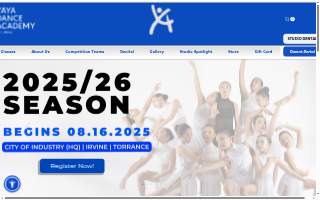 Yaya Dance Academy website