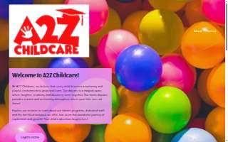 A2Z Childcare website