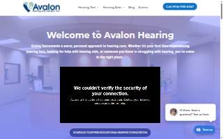 Avalon Hearing Aid Centers website