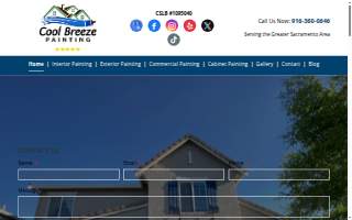 Cool Breeze Painting Co website