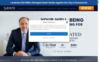 Demas Law Group, P.C. website
