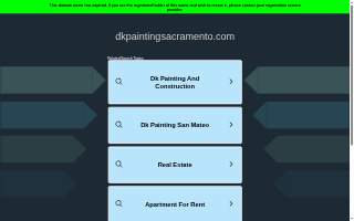 DK Painting Company of Sacramento website