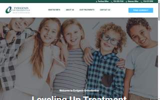 Evrigenis Orthodontics on Pavilions Lane website