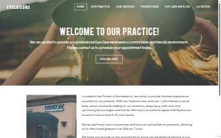 Eyelusions Optometric Center website