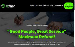 Good People Tax Service website