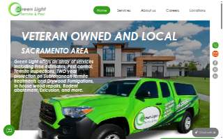 Green Light Termite and Pest - Sacramento website