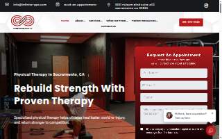 Infinite Performance Physical Therapy website