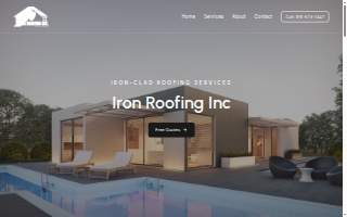 Iron Roofing website
