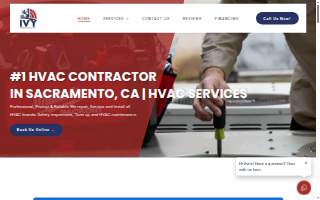 Ivy Heating and Air, Inc. website