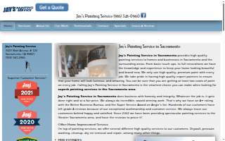 Jay's Painting Service website