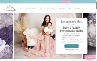 LaLa Photography Sacramento website