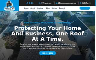 Match Point Roofing Inc website