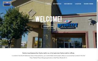 Natomas Eyeworks Optometry website