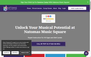 Natomas Music Square of Sacramento website