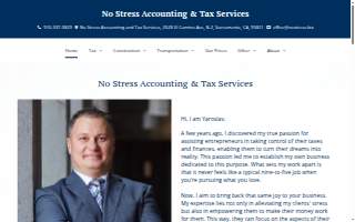 No Stress Accounting & Tax Services website
