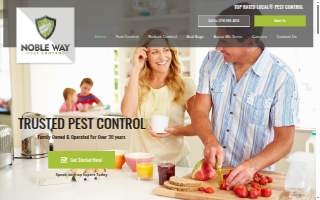Noble Way Pest Control of Carmichael website