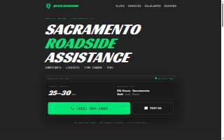 Quick Roadside Assistance Jumpstart, Tire, and Lockouts website