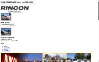 Rincon Towing Inc website