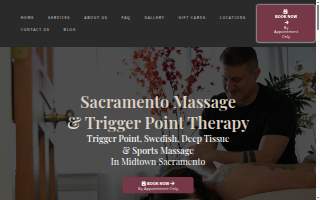 Sacramento Massage & Trigger Point Therapy website