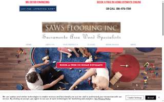 SAWS Flooring Inc website