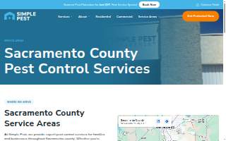 Simple Pest Management of Sacramento website