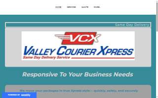 Valley Courier Xpress Inc of Sacramento website