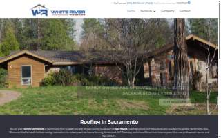 White River Roofing website
