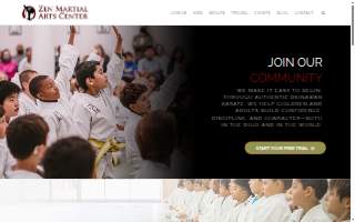 Zen Martial Arts Center of Sacramento website