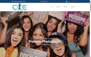 CCE Photo Booths website