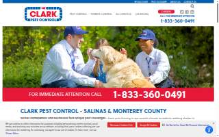 Clark Pest Control of Salinas website
