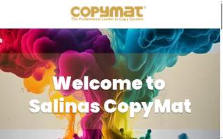 Copymat Salinas LLC website