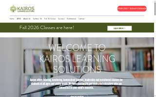 Kairos Learning Solutions website