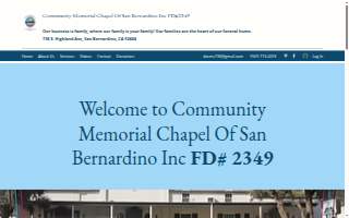 Community Memorial Chapel of San Bernardino website