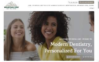 Mountainview Dental Care website