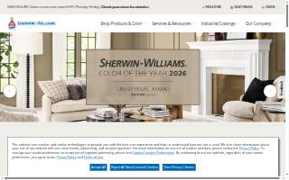 Sherwin-Williams Paint Store of Middlesborough website