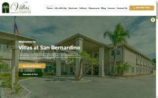 Villas at San Bernardino website