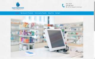Waterman Pharmacy website