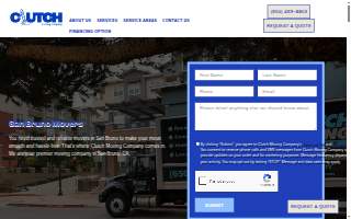 Clutch Moving Company of San Bruno website