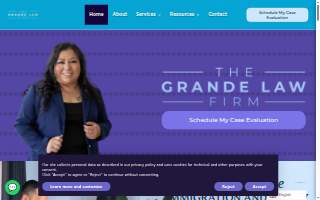The Grande Law Firm website