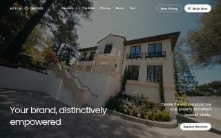 Aerial Canvas website