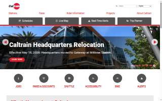 Caltrain website
