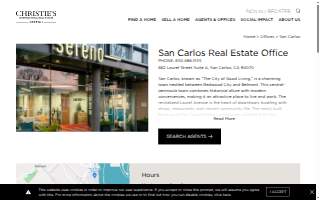 Christie's International Real Estate Sereno - San Carlos Office website