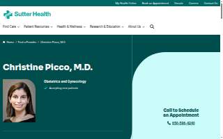 Christine Picco, M.D. website