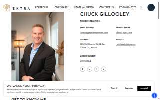 Chuck Gillooley | Ektra Real Estate website