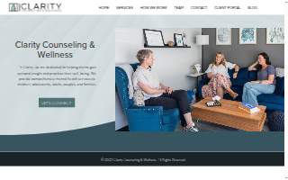 Clarity Counseling & Wellness website
