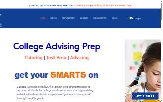 College Advising Prep (DBA CAP Academy) website