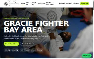 Gracie Fighter Bay Area website